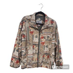 Vital Zone Vintage Women's Silk Jacket Size Large